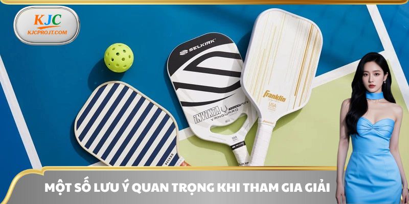 Các VĐV cần phải lưu ý những điều sau trước khi tham gia